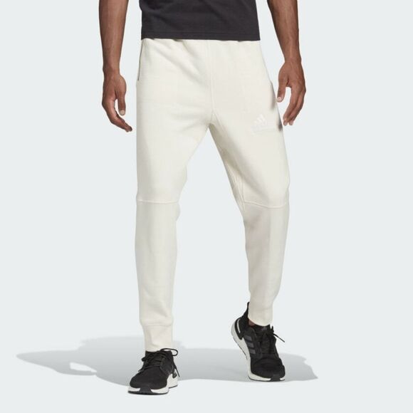 Adidas ZNE Heavy Track Pants In Creme Size Large - Picture 1 of 9